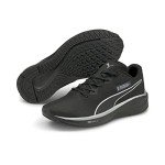 PUMA Unisex Black Aviator Running Shoe, Size 5
