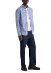 GANT Men's College Blue Gingham Shirt, 4XL
