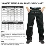 Men’s Waterproof Lightweight Overtrousers for Outdoor Activities