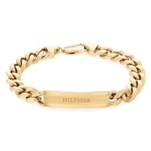 Tommy Hilfiger Men's Gold Steel Chain Bracelet