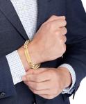 Tommy Hilfiger Men's Gold Steel Chain Bracelet