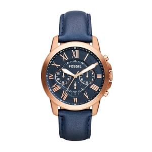 Fossil Men's Grant Blue Analog Watch FS4835