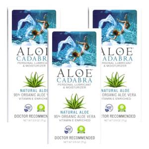 Aloe Cadabra Natural Personal Lubricant - 3 Pack
