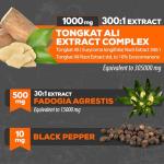 SATOOMI Tongkat Ali & Fadogia Extract - 120 Caps