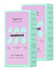 Vegan-Friendly Tight Fit Condoms - Extra Lubricated