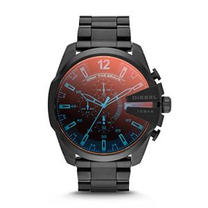 Diesel Men's Mega Chief Black IP Watch