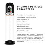 Electric Vacuum Pump for Men's Enhancement and Massage