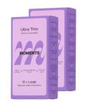 Moments Ultra Thin Extra Lubricated Vegan Condoms 24 Pack