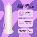 Moments Ultra Thin Extra Lubricated Vegan Condoms 24 Pack