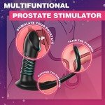 Powerful Prostate Massager with Thick Ring for Men