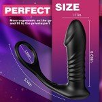 Powerful Prostate Massager with Thick Ring for Men