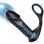 Powerful Prostate Massager with Thick Ring for Men