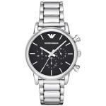 Emporio Armani Men's Silver Chronograph Watch AR1853