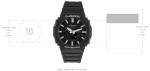 G-SHOCK GA2100-1A Men's Black Silver Watch
