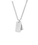 Hugo Boss Men's Silver Stainless Steel Pendant Necklace