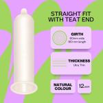 Ultra Thin Extra Large Condoms - 12 Pack