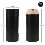 Double-Headed Men’s Nip Cup Blowjob Stroker Toy