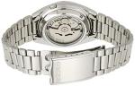 Seiko 5 Black Stainless Steel Men's Watch