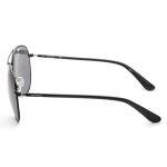 Calvin Klein CK19314S Black Aviator Sunglasses