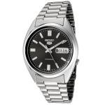 Seiko 5 Black Stainless Steel Men's Watch