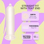 Moments Mega Thin Condoms - Ultra Thin & Lubricated