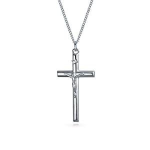 Sterling Silver Jesus Cross Necklace for Everyone