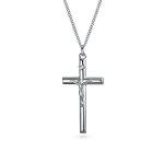 Sterling Silver Jesus Cross Necklace for Everyone