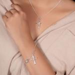 Sterling Silver Jesus Cross Necklace for Everyone