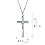 Sterling Silver Jesus Cross Necklace for Everyone