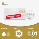 Sagami Original 0.01 Ultra-Thin Condom 5-Pack