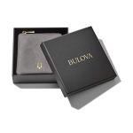 Bulova Men's Classic Double Wrap Leather Bracelet
