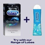 Durex Extra Time Condoms - 30 Count Pack