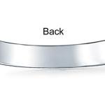 Custom Engraved Sterling Silver ID Bracelet for Men