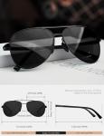 LUENX Polarized Aviator Sunglasses for Men