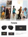 LUENX Polarized Aviator Sunglasses for Men