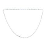 Men's 4MM Diamond Cut Sterling Silver Cuban Necklace