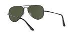 Ray-Ban Metal II Aviator Sunglasses, Black/G-15 Green