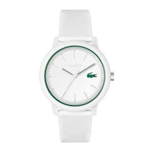 Lacoste Men's White Silicone Quartz Watch 42MM