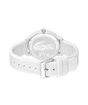 Lacoste Men's White Silicone Quartz Watch 42MM