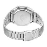 Casio Black Digital Watch with Silver Band