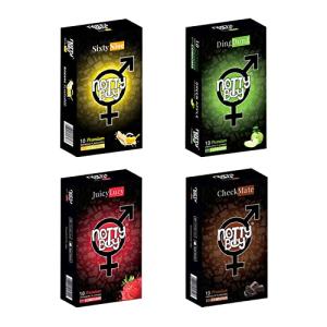 NottyBoy Fruity Flavored Condoms for Men - 40 Pack