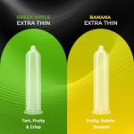 NottyBoy Fruity Flavored Condoms for Men - 40 Pack