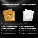 NottyBoy Fruity Flavored Condoms for Men - 40 Pack