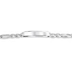 Customizable Sterling Silver ID Bracelet for Men