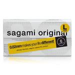 Sagami Original 0.02 L-Size Pack of 6