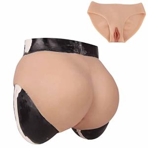 Silicone Vagina Panties for Crossdressers - Ivory