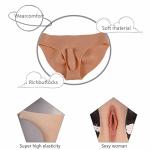 Silicone Vagina Panties for Crossdressers - Ivory