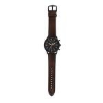 Fossil Men's Brown Leather Townsman Watch, 44mm