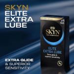 SKYN Elite Extra Lube Ultra-Thin Condoms 10 Pack