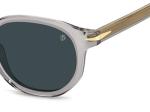 David Beckham Grey Sunglasses for Men, 49 mm